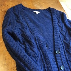 XS Gap Navy Cardigan